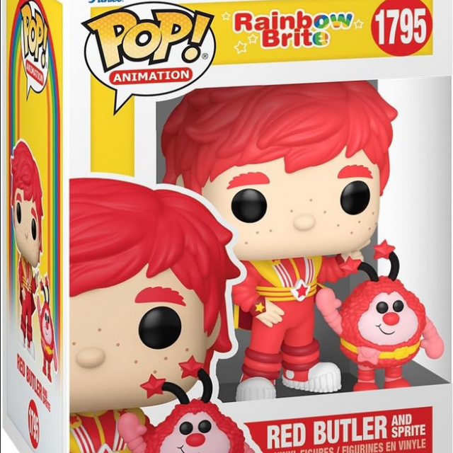 BEETLE FUNKO POP RAINBOW BRITE 彩虹仙子 紅色管家 SPRITE 復古 公仔