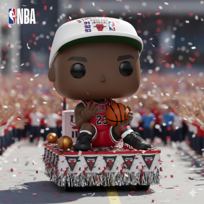 FUNKO POP NBA 芝加哥公牛 三連霸  MICHAEL JORDAN 喬丹 3X IN A ROW