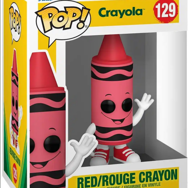 FUNKO POP CRAYOLA HALLMARK 繪兒樂 紅色 蠟筆 品牌吉祥物 129