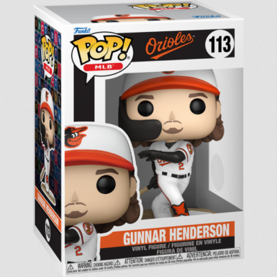 FUNKO POP MLB GUNNER HENDERSON ORIOLES  巴爾的摩 金鶯 古納·韓德森 新人王