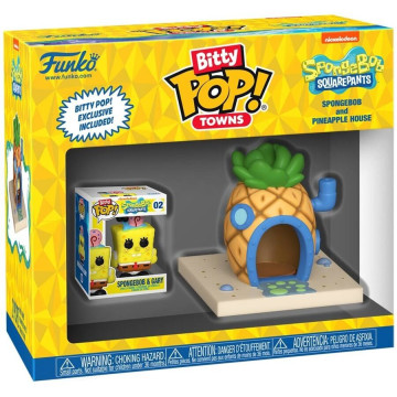 BEETLE FUNKO BITTY POP TOWN 海綿寶寶 鳳梨屋 小蝸 迷你公仔 SPONGEBOB