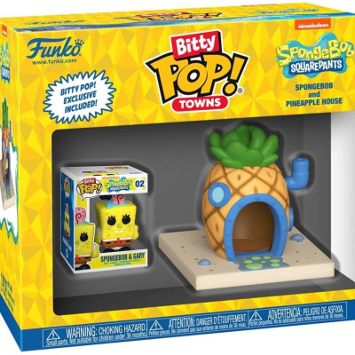 BEETLE FUNKO BITTY POP TOWN 海綿寶寶 鳳梨屋 小蝸 迷你公仔 SPONGEBOB