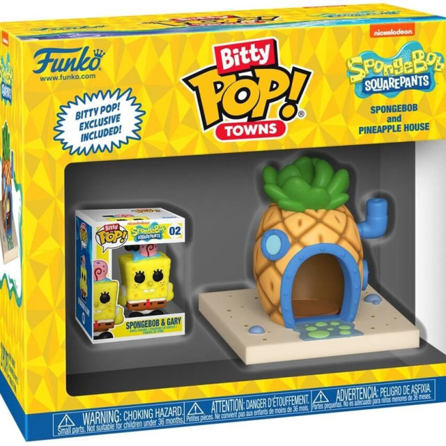 BEETLE FUNKO BITTY POP TOWN 海綿寶寶 鳳梨屋 小蝸 迷你公仔 SPONGEBOB