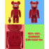 BEETLE BE@RBRICK 芝麻街 艾蒙 ELMO FLOCKY 植絨版 庫柏力克熊 100 400%