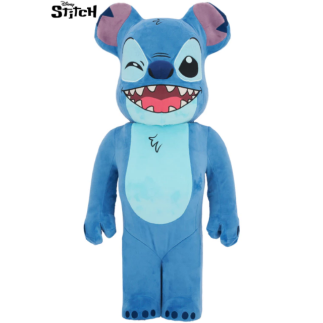 BEETLE BE@RBRICK 史迪奇 STITCH COSTUME 毛絨 星際寶貝 迪士尼 庫柏力克熊 1000%