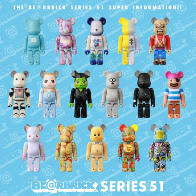BEETLE BE@RBRICK 51代 盲盒 盲抽 S51 盒抽 隨機出貨 庫柏力克熊 BEARBRICK 100%