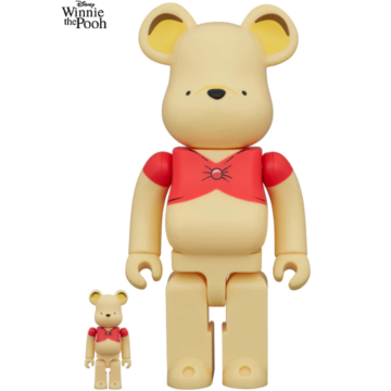 BEETLE BE@RBRICK 小熊維尼 WINNIE POOH ORIGINAL 庫柏力克熊 100% 400%