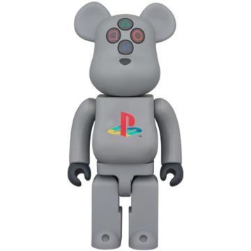 BEETLE BE@RBRICK PS THE FIRST PLAY STATION 灰色 庫柏力克熊 400%