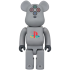 BEETLE BE@RBRICK PS THE FIRST PLAY STATION 灰色 庫柏力克熊 400%