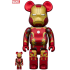 BEETLE BE@RBRICK 鋼鐵人 IRON MAN MARK 43 馬克43號 庫柏力克熊 400% 100%