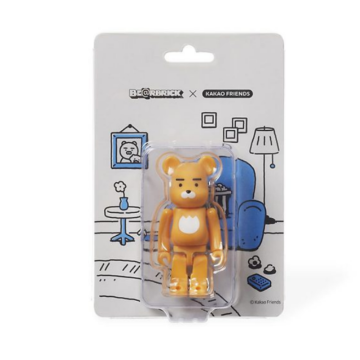 BE@RBRICK BEARBRICK  KAKAO FRIENDS  RYAN 庫柏力克熊 100%