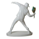 巨大 班克斯 SYNC BRANDALISM FLOWER BOMBER BANKSY 擲花者 白色 亮面 3尺 90公分