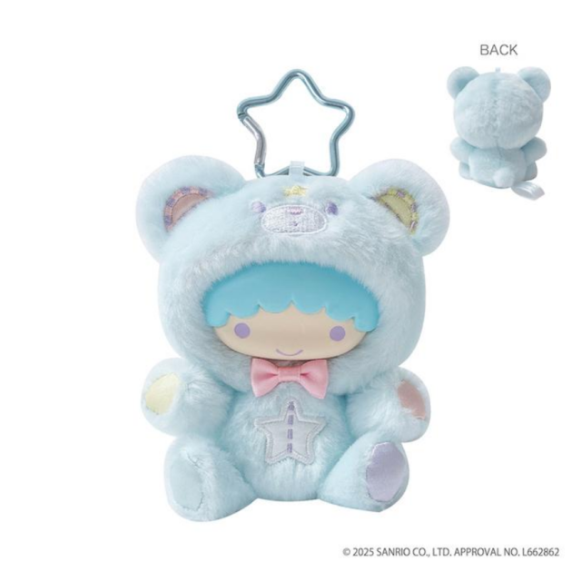 BEETLE 雙子星 KIKI LALA 搪膠 吊飾 絨毛 娃娃 包包掛飾 日本正版 三麗鷗 SANRIO 雙星仙子