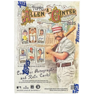 整盒販售 2025 TOPPS MLB ALLEN & GINTER BASEBALL 棒球卡盒 VALUE BOX
