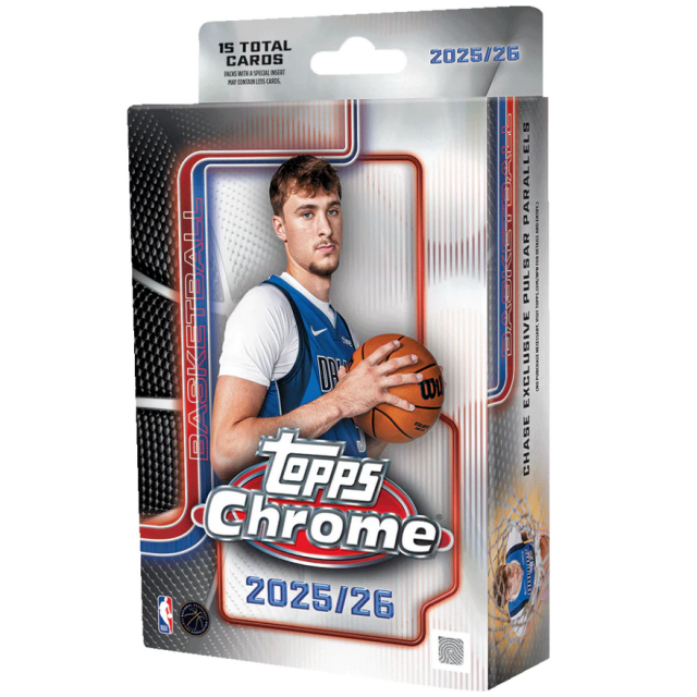 整盒販售 2025-26 TOPPS CHROME BASKETBALL HANGER BOX 籃球卡 NBA 球員卡