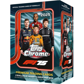 整盒販售 2025 TOPPS CHROME FORMULA 1 VALUE BOX F1賽車 超值盒