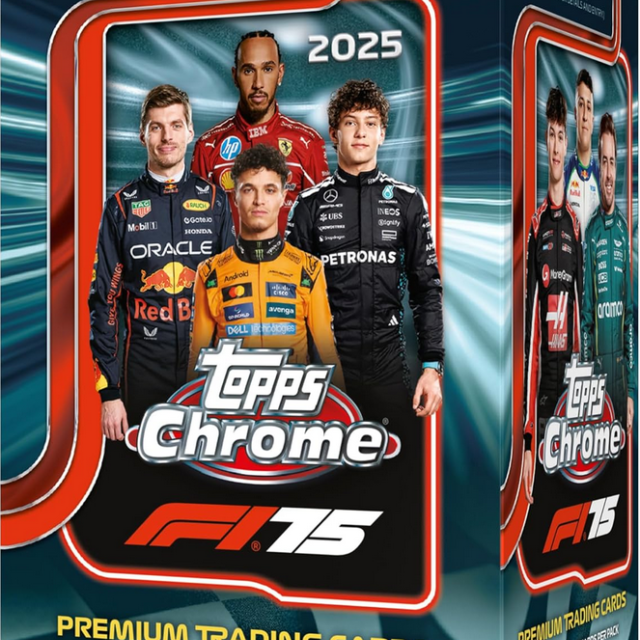 整盒販售 2025 TOPPS CHROME FORMULA 1 VALUE BOX F1賽車 超值盒