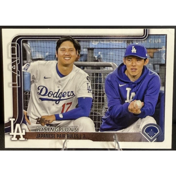 2025 TOPPS UPDATE SHOHEI OHTANI SASAKI  大谷翔平 佐佐木朗希 雙人卡