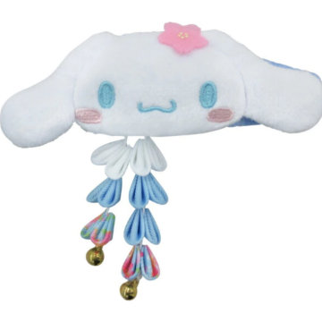 BEETLE 日本正版 大耳狗 喜拿狗 髮飾 髮夾 SANRIO 三麗鷗 浴衣 和風 鈴鐺 絨毛