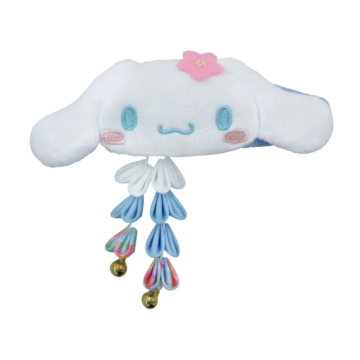 BEETLE 日本正版 大耳狗 喜拿狗 髮飾 髮夾 SANRIO 三麗鷗 浴衣 和風 鈴鐺 絨毛