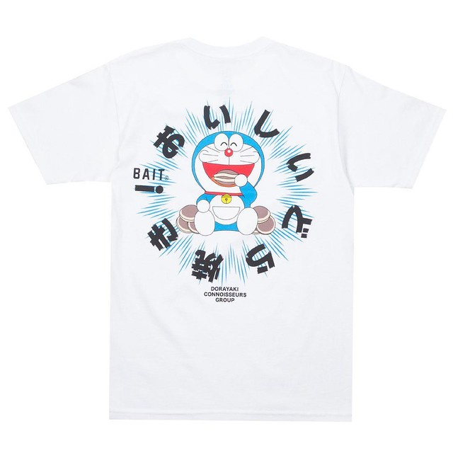 BEETLE BAIT X 哆啦A夢 ドラえもん 小叮噹 銅鑼燒 聯名 藤子不二雄 黑色 白色 短T