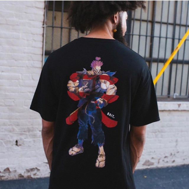 BEETLE BAIT x STREET FIGHTER AKUMA TEE 快打旋風 天 豪鬼 黑短T S M L