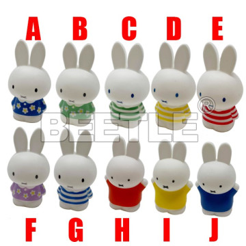 BEETLE 日本正版 MIFFY 米飛兔 米菲兔 米菲 小白兔 軟膠 玩具 指偶 指套 手指偶 擺飾