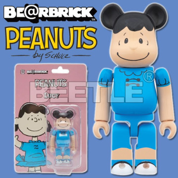 BEETLE BE@RBRICK SNOOPY PEANUTS LUCY 庫柏力克熊 花生漫畫 史努比 露西 100%
