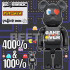 BEETLE BE@RBRICK PAC-MAN GRAFFLEX 9090 S.H.I.P&CREW 100 400%
