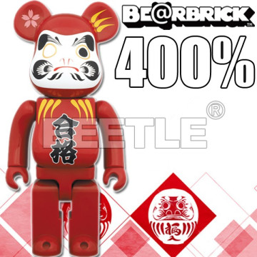 BEETLE BE@RBRICK 達摩 DARUMA 紅色達摩 赤 合格 一般版 非電鍍版 達磨 400%