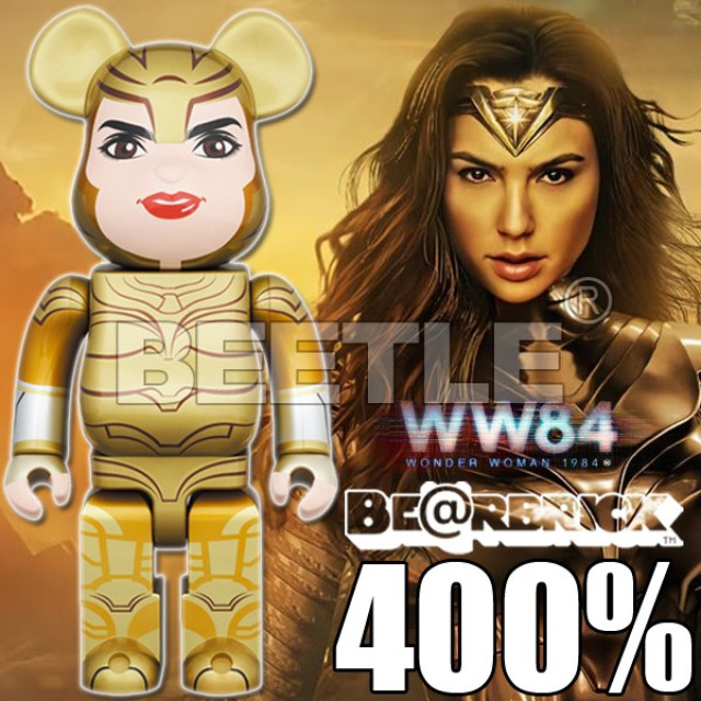 BEETLE BE@RBRICK WONDER WOMAN 1984 神力女超人 黃金戰甲 WW84 400%