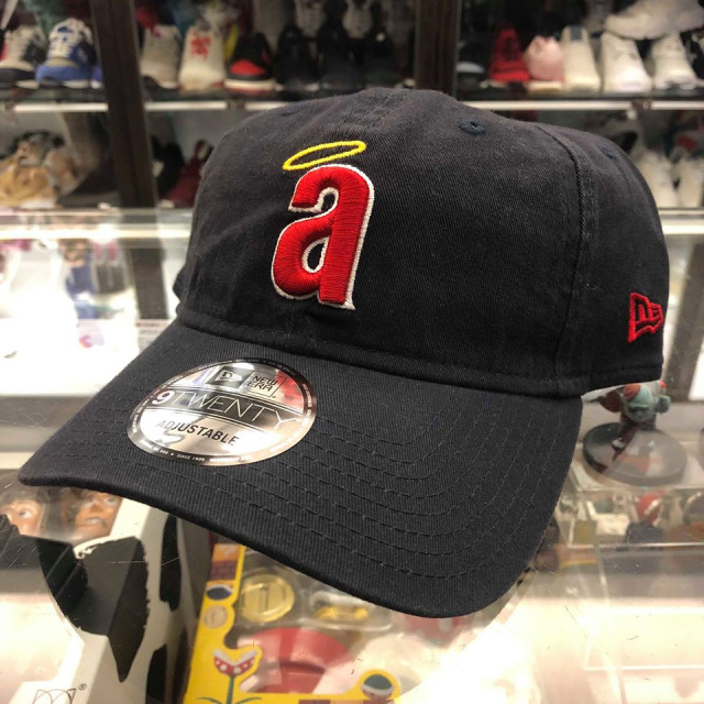 BEETLE NEW ERA ANGELS CALANGCO 天使 深藍 紅 LOGO 文字 刺繡 老帽 棒球帽