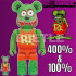 BEETLE BE@RBRICK RAT FINK 芬客鼠 老鼠芬克 BEARBRICK 100% 400%
