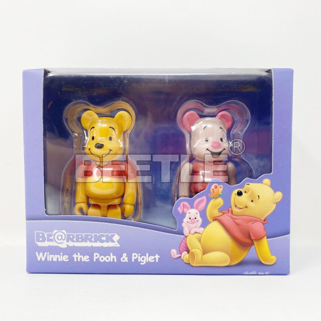 BEETLE BE@RBRICK 維尼熊 小熊維尼 WINNIE POOH PIGLET 小豬 庫柏力克熊 100%
