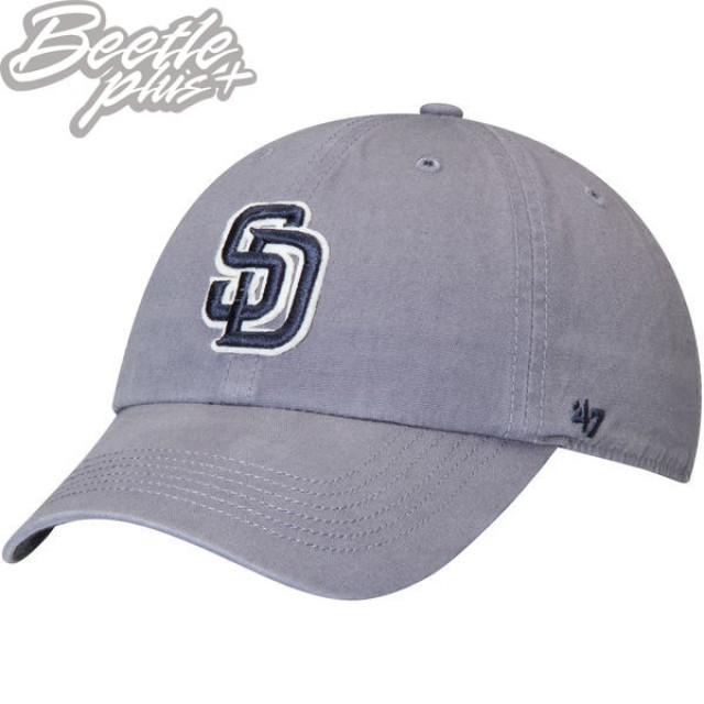 BEETLE 47 BRAND 老帽 聖地牙哥 教士 SAN DIEGO PADRES DAD HAT MLB 灰深藍