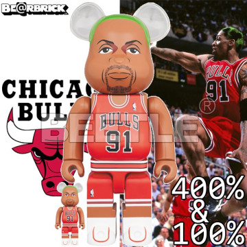 BEETLE BE@RBRICK NBA LEGENDS 傳奇球星 RODMAN 小蟲 庫柏力克熊  100 400%