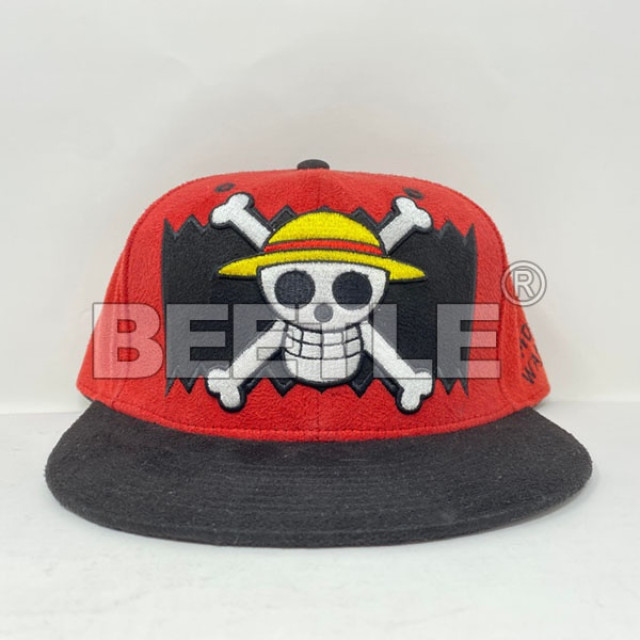BEETLE BAIT X 海賊王 ONE PIECE 喬巴 索隆 娜美 騙人布 香吉士 魯夫 麂皮 紅色 排扣 棒球帽