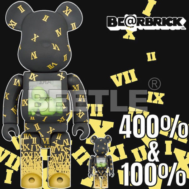 BEETLE BE@RBRICK 青蘋果 SHAREEF 3 BEARBRICK 庫柏力克熊 100 400%