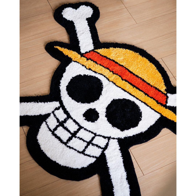 BEETLE BAIT ONE PIECE STRAW HAT RUG 海賊王 魯夫 草帽小子 聯名 地毯 地墊 骷髏頭