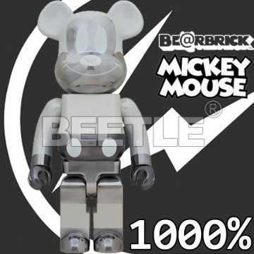 BEETLE BE@RBRICK MICKEY 電鍍 米奇 FRAGMENT 閃電 REVERSE 藤原浩 1000%