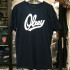 BEETLE 美國品牌 OBEY TEAM LOGO NAVY BASIC TEE 深藍 白 棒球 草寫 文字 短T M