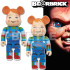 BEETLE BE@RBRICK CHUCKY GOOD GUYS 鬼娃恰吉 一組 不拆賣 400%