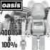 BEETLE BE@RBRICK OASIS 綠洲合唱團 電鍍 白 CHROME 庫柏力克熊 100 400%