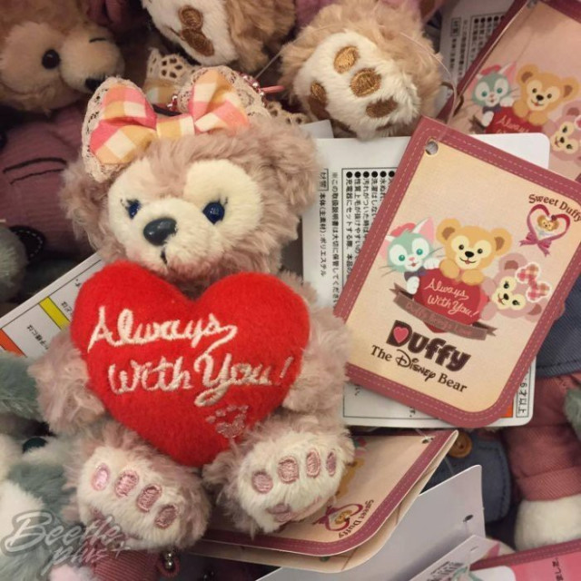 BEETLE 現貨 DISNEY 迪士尼 DUFFY 2017情人節 樂園限定 雪莉玫 鑰匙圈 坐姿玩偶 吊飾