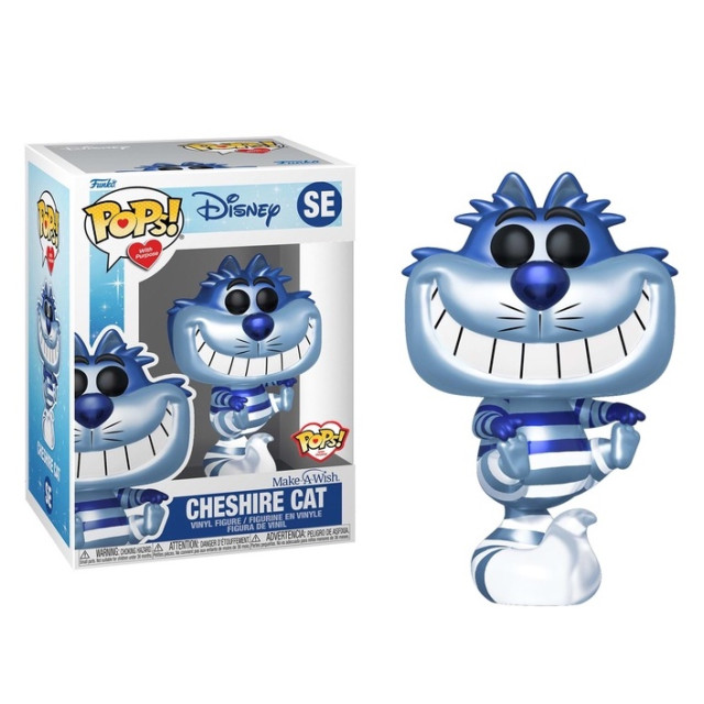 BEETLE FUNKO POP 妙妙貓 CHESHIRE CAT 柴郡貓 藍色 金屬 MAKE A WISH 迪士尼