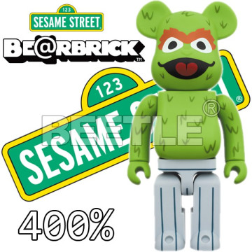 BEETLE BE@RBRICK SESAME STREET OSCAR 庫柏力克熊 芝麻街 奧斯卡 400%