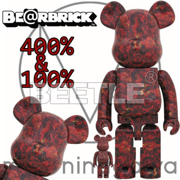 BEETLE BE@RBRICK 蜷川實花 ROSE 紅 玫瑰 MIKA NINAGAWA 100 400%