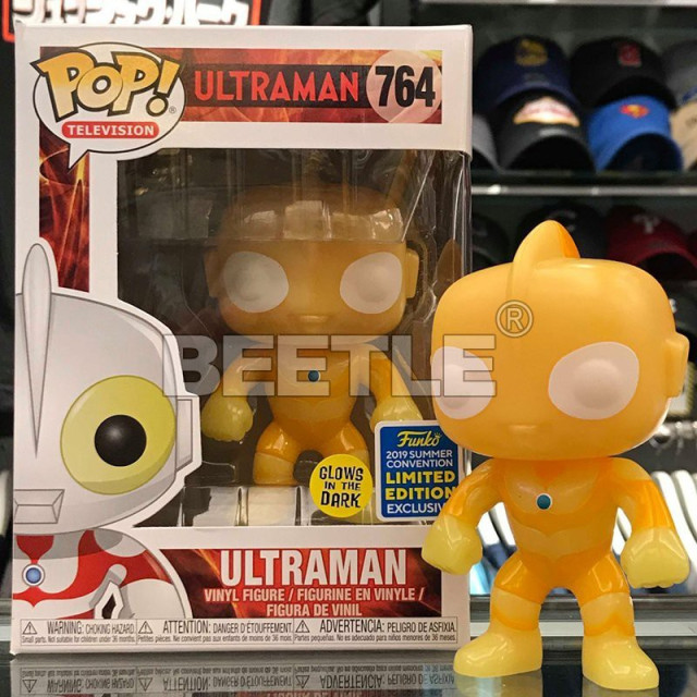 BEETLE FUNKO POP 超人力霸王 ULTRAMAN 奧特曼 2019 SDCC 夜光 #764