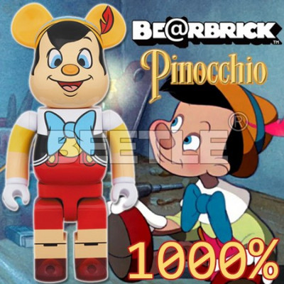 BEETLE BE@RBRICK 迪士尼 PINOCCHIO 小木偶 皮諾丘 木偶奇遇記 DISNEY 1000%