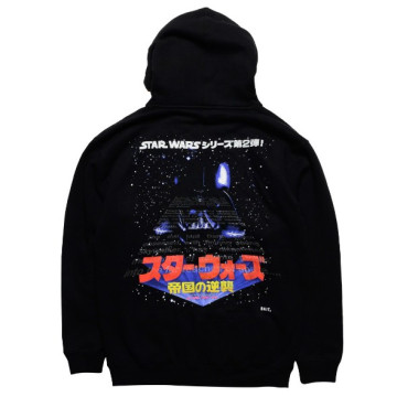 BEETLE BAIT STAR WARS EMPIRE STRIKES 黑武士 星際大戰 日文 黑 帽T 長袖 TEE